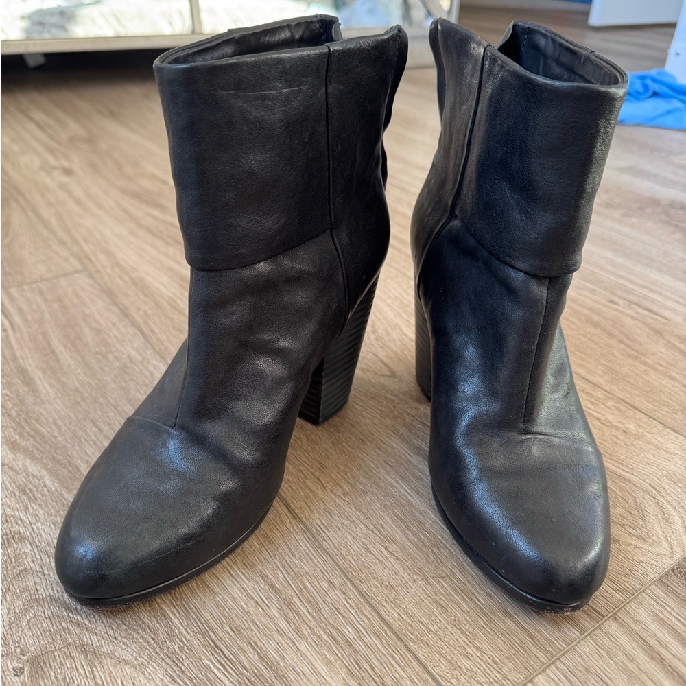 Rag & Bone Black Booties